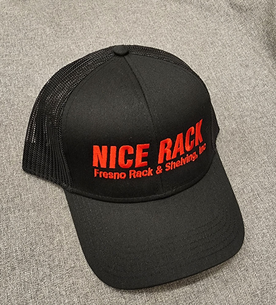 Mens Nice Rack Hat Black and Red